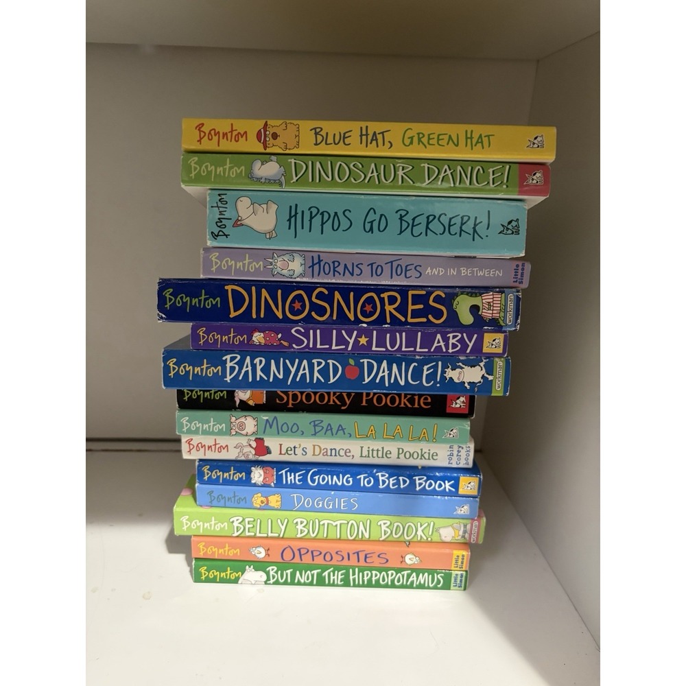 Lot Of 15 Sandra Boynton Board Books Children, Baby, Toddler, Good Condition